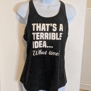 !!SALE!!   Grey open-back tank (CVG)